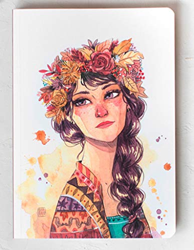 Caderno de Desenhos ESTHER GILI KURI (A4) Cuquiland - Cadernos e bloco de notas - a4, capa rígida, desenhos humorísticos, margens coloridas