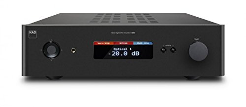 Amplificador de Áudio NAD C 388 Preto (Amplificador) NAD - Amplificadores de áudio - 5.1 canais, 150W, THD 0,009%, 113dB