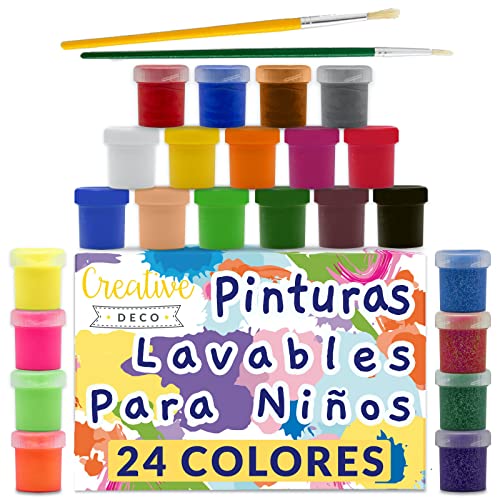 Tinta Lavável CREATIVE DECO Temperas para Crianças Creative Deco - Pósteres, impressões e arte visual - lavável, crianças, temperas