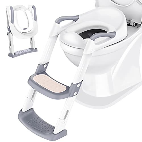 Adaptador de WC para Bebé com Escada BEBES ORINALES JGY - Móveis para bebês e crianças pequenas - escada, antideslizante, fácil de montar, protector