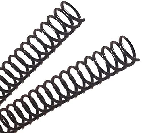 Encadernação Metalica DHP Spiral 18Mm Preto DHP COMERPA SLU - Pentes e espiras de encadernação - metálico, 18mm, preto, encadernação