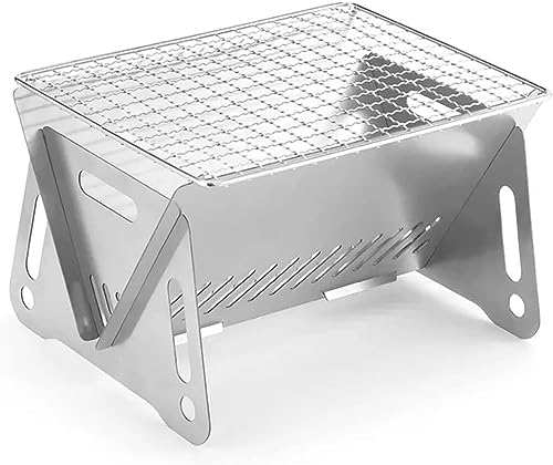 Churrasco Portátil Lixiin com Churasqueira de Carvão e Barril Aço Inoxidável Lixiin - Churrasqueiras ao ar livre - portátil, churrasco, carvão, aço inoxidável