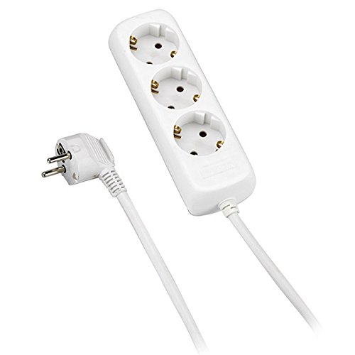 Extensão Elétrica ALYCO 199453 | Branco (Electricidade e Domótica) Alyco - Fios e cabos elétricos - proteção infantil, 3 tomas schuko, 16 A, 3680 w