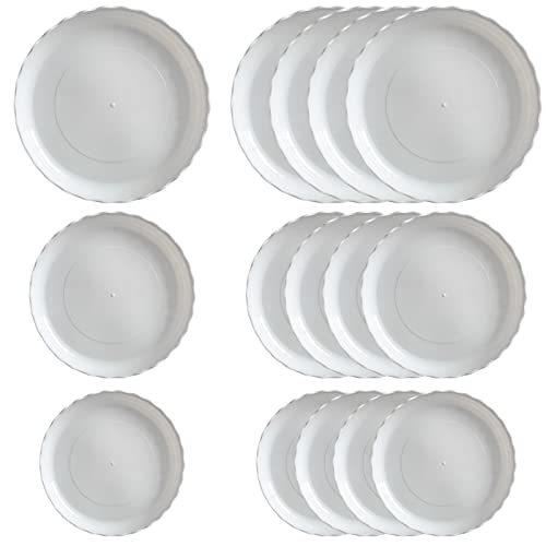 Conjunto de 15 Pratos para Plantas MISAZY Misazy - Pratos e bandejas para vasos de jardim - conjunto, pratos, plantas