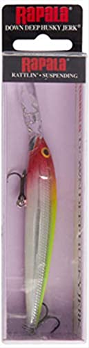 Lure RAPALA Down Deep Husky Jerk (12 cm) Rapala - Material de pesca - 1,2 cm, preto, azul, vermelho, amarelo