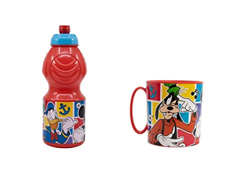 Conjunto de Recargas para Garrafas de Água MICKEY MOUSE ALMACENESADAN - Conjuntos de copos - mickey mouse, reutilizável, sem BPA