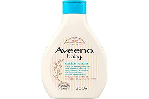 Aveeno Baby Bath & Body Wash 250 Ml (Recondicionado Sinais de Uso) Johnson & Johnson S.p.A - Banho e corpo - 250 ml, álcool-free, aloe vera, manzanilla