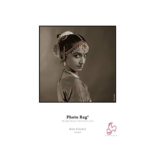 Papel Fotográfico HAHNEMÜHLE Photo Rag (A3) Hahnemühle - Papel de impressora e copiadora - papel fotográfico, hahnemühle photo rag, a3, 308 g/m², 0,48 µm