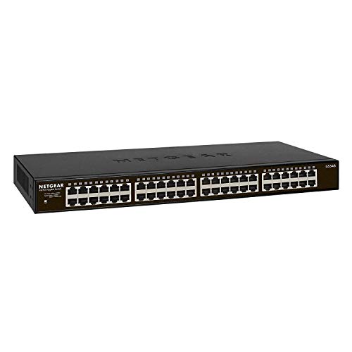 Switch NETGEAR GS348-100PES (48 Portas Gigabit - 10/100/1000) Netgear - Concentradores e comutadores - 48 portas, gigabit, 10/100/1000