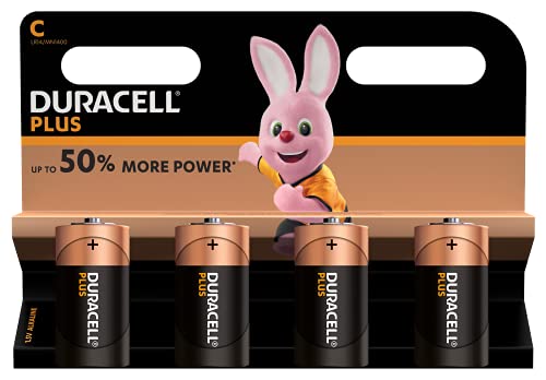 Pilha Recarregável DURACELL C Plus Power Duracell - Baterias de uso geral - alcalino, 1.5v, recarregável