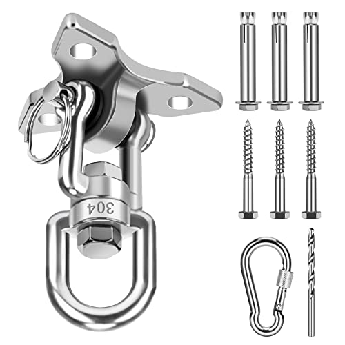 Suporte Aço Inoxidável DUOJIN Carga Pesada DUOJIN - Peças de reposição para cadeira de pendurar - aço inoxidável, 500 kg, 560g, 40x40 cm
