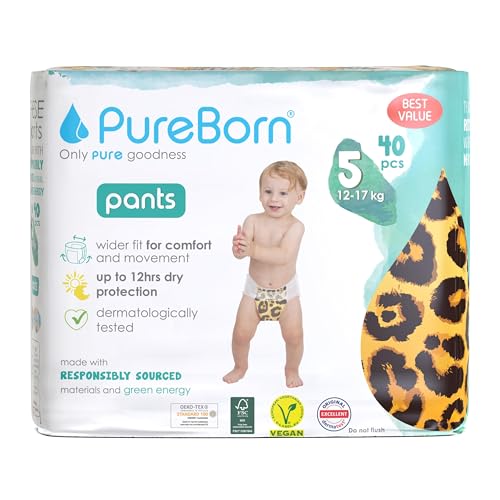 Fraldas PUREBORN Premium Pants (Tam: 5) PureBorn - Roupa - fraldas, premium, tam 5