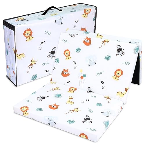 Berço de Viagem TOTS SLEEP BABY Safari (120x60cm) Totsy Baby - Colchões - 120x60cm, plegável, colchão extraível, berço de viagem