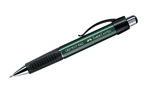Esferográfica FABER-CASTELL Grip Plus Ball Verde Faber-Castell - Canetas - traço médio, ponta em forma de bola, design ergonômico, tinta lavável