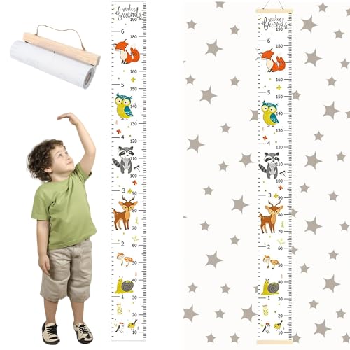 Tábua de Medição de Altura para Bebé YIDM YIDM - Móveis para bebês e crianças pequenas - tábua, medição, altura, bebé, madeira