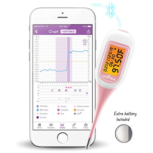 Termómetro Basal Premom com Aplicação e Cobertura Easy@Home - Monitores de fertilidade e testes de ovulação - basal, aplicação, cobertura