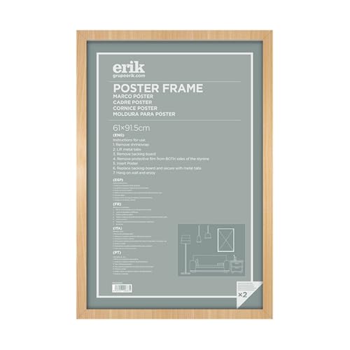 Moldura de Parede ERIK EDITORES Faia (Branco - 61 x 91.5 cm) Grupo Erik - Pósteres, impressões e arte visual - branco, 61x91.5 cm