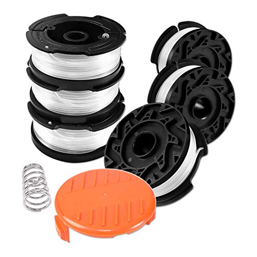 Acessório para Roçadeiras e Aparadores BLACK & DECKER 6-Strand Nylon Thread Uchidodo - Acessórios para aparadores de erva - 9,14 m, 165 mm, 6 cordas, preto amarelo
