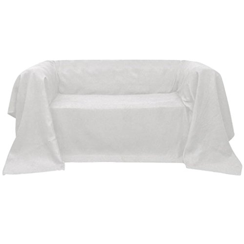 Cobertura de Cama VIDAXL (Algodão - Bege - 270 x 350 cm) vidaXL - Conjuntos de móveis - algodão, bege, 270x350 cm