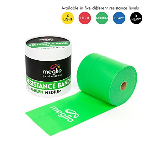 MEGLIO Banda de resistência sem látex 46 m MEGLIO - Bandas de exercício - resistência, sem látex, 46m