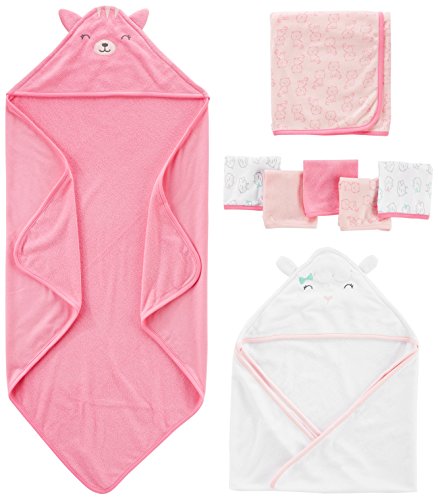 Toalha para Banho CARTER'S Baby (Multicor) Simple Joys by Carter's - Toalhas - multicor, estampados coloridos, divertidos, 8 peças