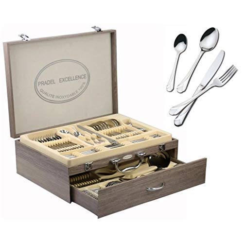 Conjunto de Refeição PRADEL Excellence (Castanho) PRADEL EXCELLENCE - Jogos de talheres - conjunto, refeição, castanho
