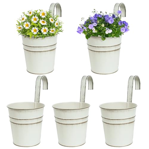 Suporte para Plantas BOFUNX 5 Suportes de Ferro com Gancho BOFUNX - Vasos e canteiros - 5 suportes, ferro, gancho, 1 kg