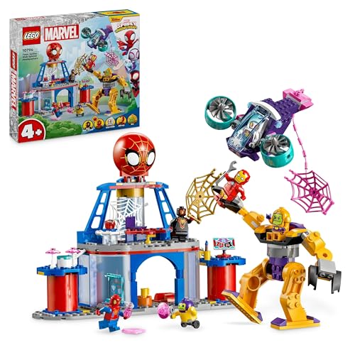 LEGO Marvel: Quartel General Arácnido do Spidey - 10794 (Idade Mínima: 4) LEGO - Brinquedos - lego, marvel, spidey, quartel-general, aracnido, 10794
