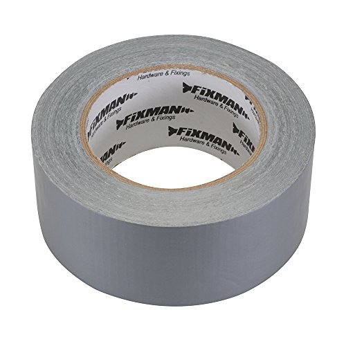 Fita Adesiva FIXMAN 188824 (Prateado - 50mm x 50m) FIXMAN - Fita adesiva de ferragens - prateado, 50mm x 50m, polietileno, alta resistência