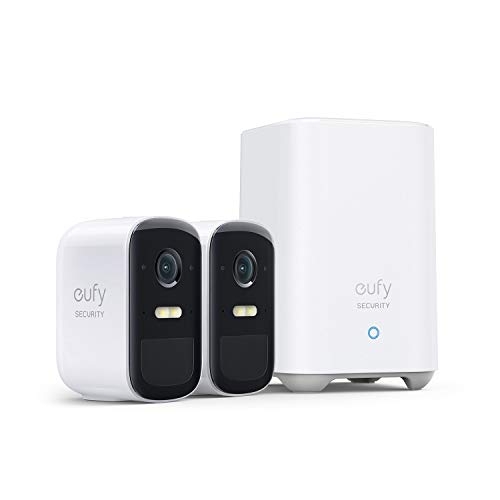 Câmara de Vigilância EufyCam 2C Pro | Branco Anker - Câmeras de vigilância - sem fios, homekit, recarregável, 180 dias