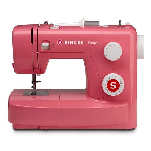 Máquina de Costura Singer Simple 3223 - Rosa Singer - Eletrodomésticos - rosa, metal, 5 kg