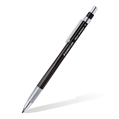 Caneta de Tinta Permanente STAEDTLER 780 C-2 Staedtler - Lápis - caneta tinta permanente, staedtler 780 c-2, plástico preto, ponta metálica, clip suportar lápis, botão afiar mina
