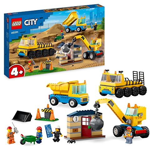 LEGO City - Construção e Demolição (Idade Mínima: 4) LEGO - Brinquedos - construção, demolição, idade mínima 4