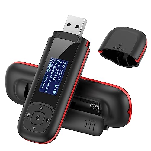 Leitor MP3 AGPTEK APLT-08 (8 GB - Bluetooth) AGPTEK - Reprodutores de mp3 - bluetooth, 8 gb, leitor de voz, 10 H
