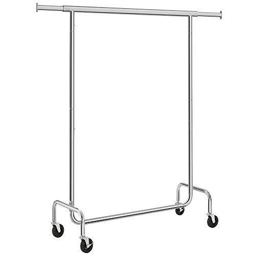 Carrinho de Roupa SONGMICS com Rodas (Plástico - 43x30x130cm) SONGMICS - Cozinha & sala de jantar - rodas, plástico, 43x30x130cm