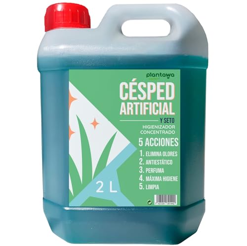 Higienizador Concentrado 2L Para Césped Artificial E Setos PLANTAWA Plantawa - Flores artificiais - concentrado, césped artificial, setos