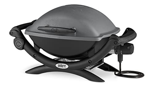 Grelhador WEBER Q 1400 (1400 W - Diâmetro 38.1 cm) Weber - Churrasqueiras ao ar livre - 1400 w, diâmetro 38,1 cm, aço inoxidável, antiderrapantes