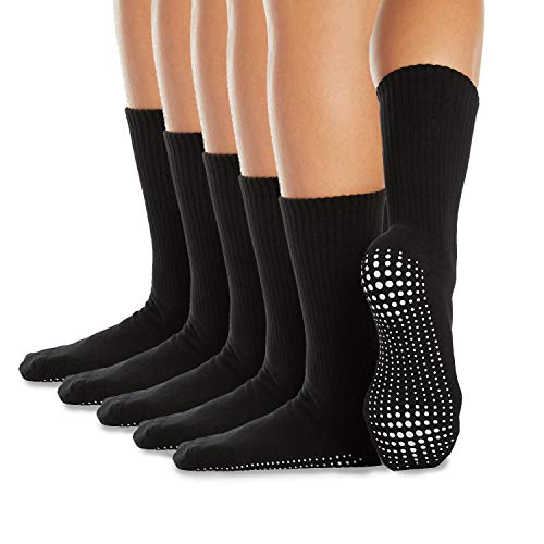 Meias para Homem LA ACTIVE GRIP Preto para Fitness (EU 40-44) LA Active - Yoga e pilates - fitness, preto, homem