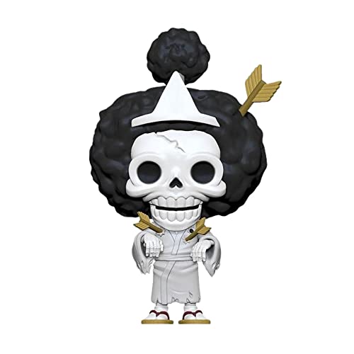 Figura FUNKO Pop! Animation: One Piece- Brook Funko - Bonecos de ação e brinquedo - One Piece, Brook, vinil, 9cm