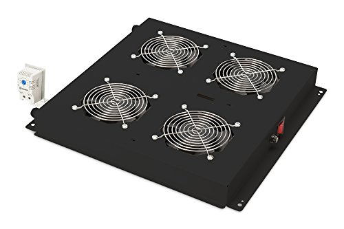Digitus DN-19 FAN-4-B-N acessório de refrigeração de hardware Preto Digitus - Peças de refrigeração de sistema de computador - montagem em rack, preto, 4 ventiladores, 1500 rpm