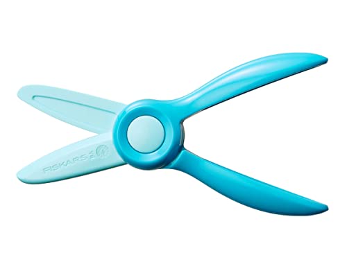 Tesoura Infantil FISKARS (Idade Mínima Recomendada: 2 anos) Fiskars - Tesouras de artesanato e escritório - infantil, 2 anos, asas amarelo verde, ponta arredondada