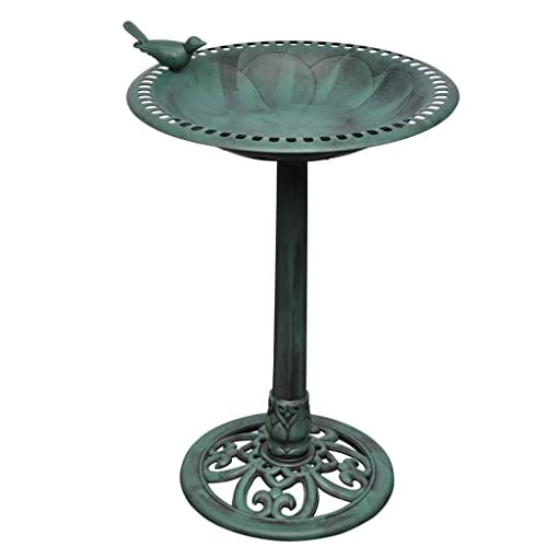 Bacia para Passáros VIDAXL com Figura de Passáro vidaXL - Acessórios para telemóveis - ornamentada, resistente à intempéries, plástico, passarinho