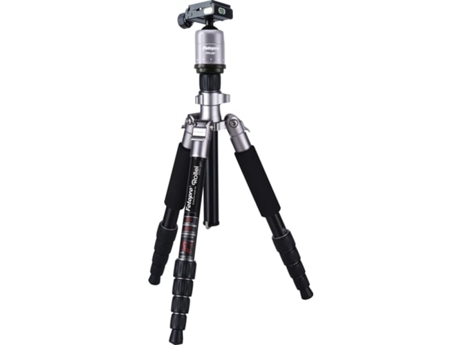 Tripé ROLLEI Compact Travel N1 (Titan) + Head Stativkopf FPH-53P Rollei - Tripés e monopés - tripé, compacto, titan, ajustável, máxima estabilidade