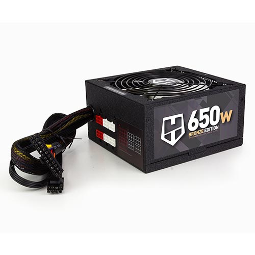 Fonte de Alimentação NOX HUMMER 80 (ATX - 650 W - 80 PLUS Gold) NOX - Fontes de alimentação para computador - ATX, 650 w, 80 Plus Gold
