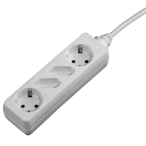 Extensão Elétrica HAMA 0121921 (4 Tomadas - Tipo F - 1.4m) Hama - Filtros de linha e supressores de surtos - 4 tomadas, 1.4m, interruptor, proteção