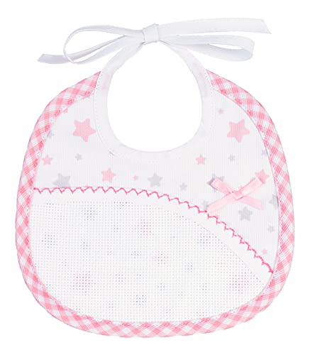 Saco de Tecido com Bolsa de Bordar FILET Ago.fil s.r.l. - Amamentação e alimentação - saco de tecido, bolsa de bordar, filet, estrelas, aida, italia