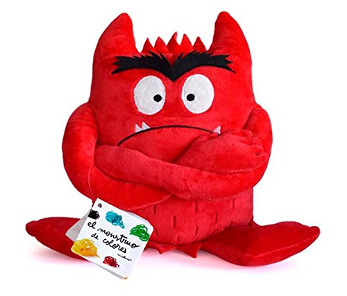 Peluche MONSTERO DE COLORES ROJO (Idade Mínima Recomendada: 3 anos) ANNA LLENAS - Animais de pelúcia - peluche, rojo, educacional, emocional