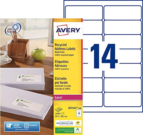 Etiqueta para impressão AVERY Z-Money QuickPeel AVE - Papel de impressora e copiadora - impressão, quickpeel