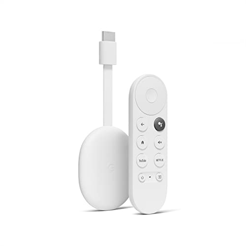 Google Chromecast com Streaming de TV (4. Gen) Google - Reprodutores de mídia e streaming doméstico - streaming TV, 4K HDR, Google Play Store