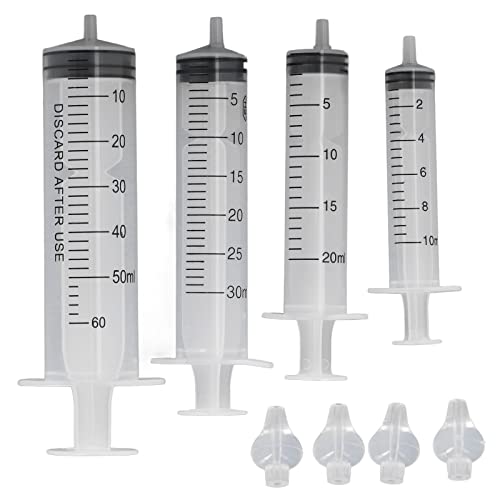 Irrigador nasal 4 peças 10ml 20ml 30ml 60ml HAIBING - Cuidados respiratórios - silicone, plástico, 10ml, 20ml, 30ml, 60ml